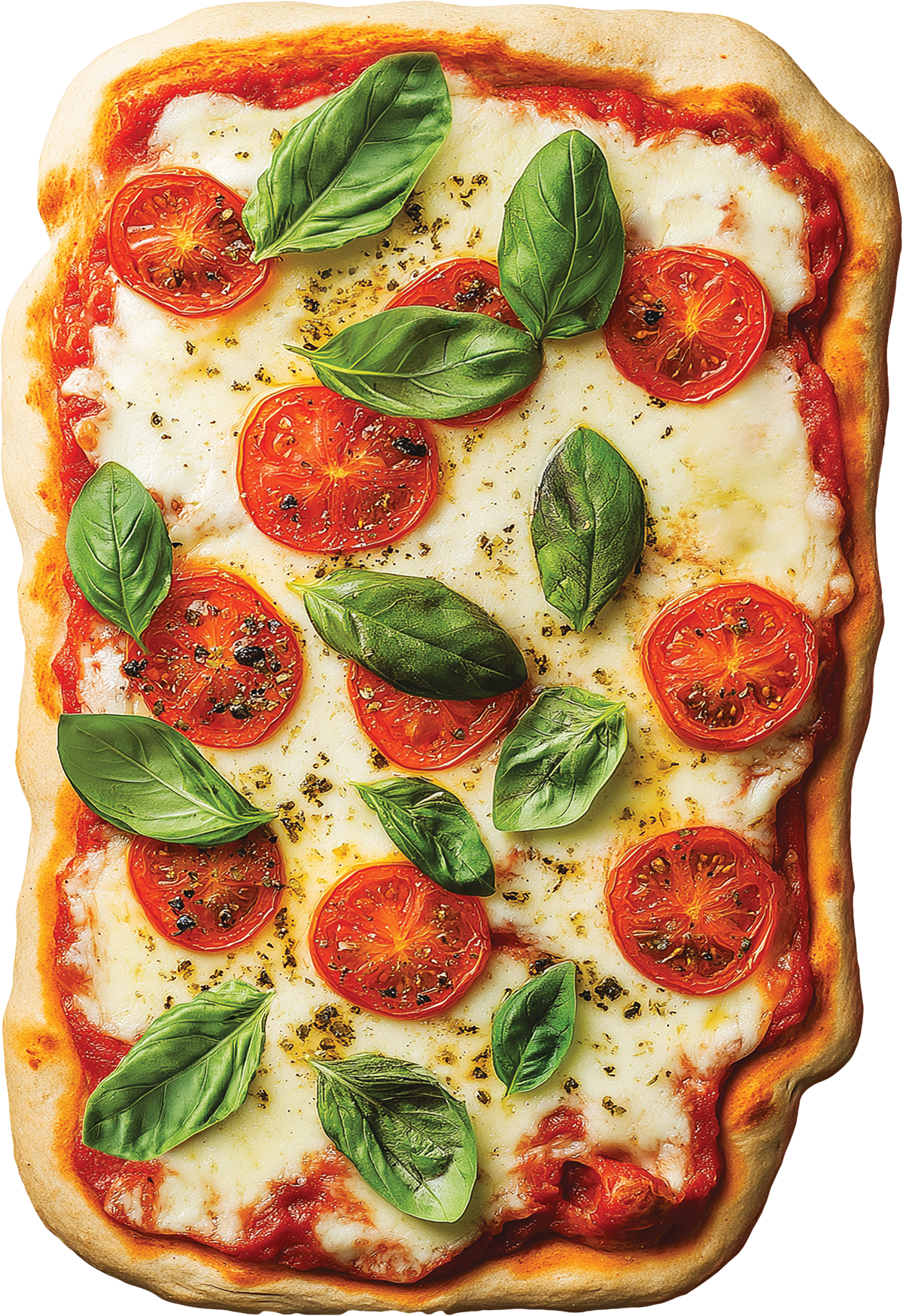 Margherita Pizza using EPICO Pinsa Romana flatbread base